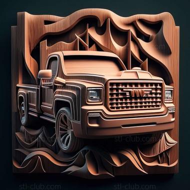 3D мадэль GMC Sierra (STL)